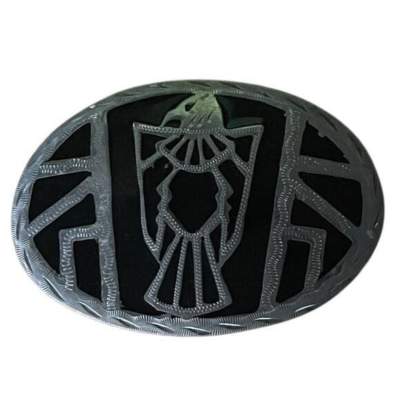 COLORADO SILVER STAR NAVAJO BELT BUCKLE main image 4